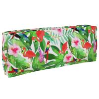 Cojín Exterior vidaXL Estampado Tropical Poliéster 120 x 12 x 40 cm - details 1