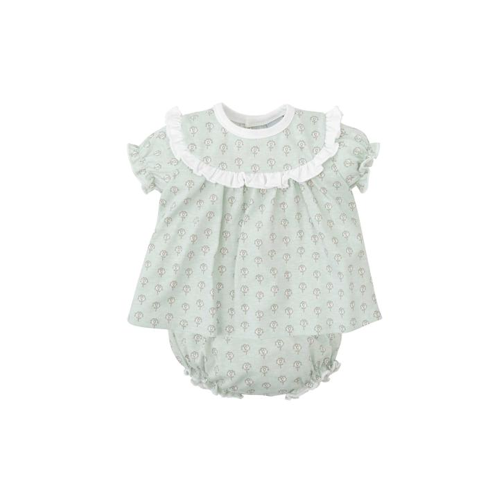 Conjunto De Bebé Niña De Dos Piezas En Color Rosa Liso · BABIDÚ · El - 5