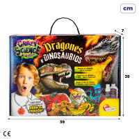 Juego Lisciani Crazy Science Laboratorio científico de dragones y dinosaurios para niños. Regalos y juguetes de ciencia infantiles +7 años - details 7