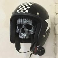 Soporte De Pared Para Casco De Motocicleta Creativo Y Fresco En Forma De Cráneo Soporte De Almacenamiento Para Chaquetas Y Cascos De Bicicleta Decoración Para La Pared Unisex - details 1