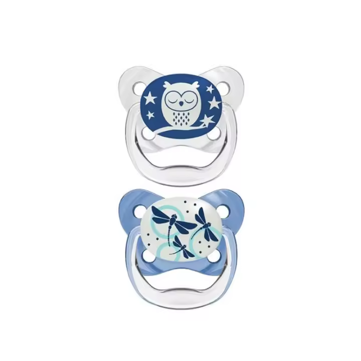Dr. Browns Chupete Silicona Nocturno Prevent Azul 0-6M 2U - 1