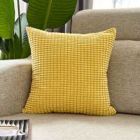 Funda De Cojín De 45x45 De Corduroy Cubierta Suave Amigable Con La Piel Para Decoración Del Salón De Sofa Estilo Sencillo Y Elegante - details 3