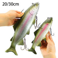 Artificial Wobblers Bait De Gran Tamaño 20/30cm Para Pesca En El Mar Lure Suave Simula Swimbait Crank Bait Para Pesca En Agua Profunda Pike Pesca Tackle - details 5