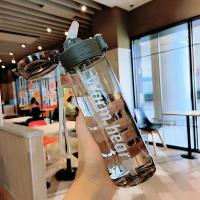 Botella Deportiva De 800ML Con Tapa Y Pajita a Prueba De Fugas Ecológica Para Exteriores Sin BPA Reutilizable Lavable - details 9