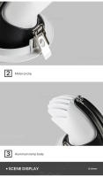 Spotlight LED Ajustable En 360° Elegante Cuello De Elefante Para Techo Luz De Pared Para Sala De Estar Barra Cocina Integrada COB - details 3