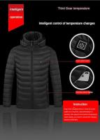 Abrigos de algodón con calefacción inteligente para hombres y mujeres, abrigos de algodón con calefacción a temperatura constante, chaquetas aislantes con calefacción para hombres y mujeres - details 1