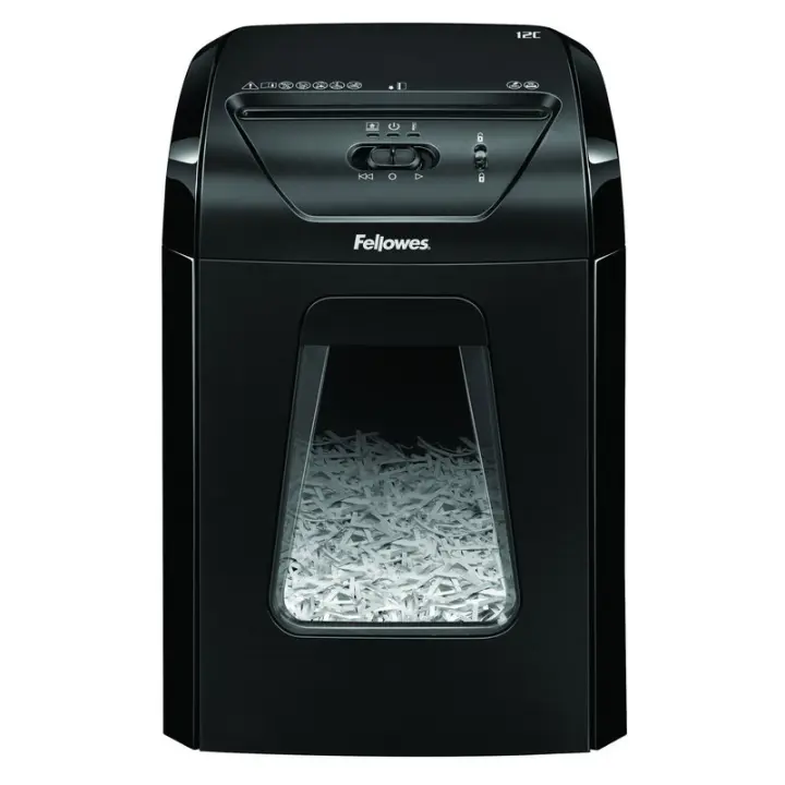 Fellowes Powershred 12C Destructora de Papel Corte Cruzado 22.5cm - 1
