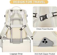 Nueva mochila informal con doble cremallera y gran capacidad, recargable por USB - details 5