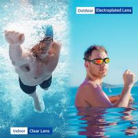 2 Gafas de Natation para adultos, helbres, Mujeres, adolescentes y niños mayores de 8 años, Protección antivaho y UV - details 4