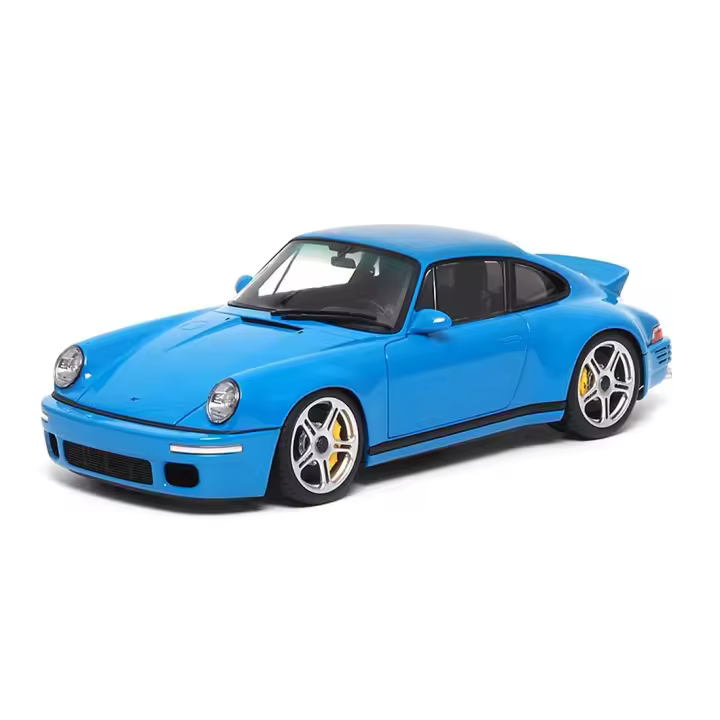 REAL 1/18 PORSCHE 911 RUF SCR MAXICO AZUL 2018 - 880202 - 1