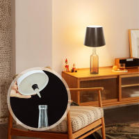 Lámpara De Mesa LED Recargable Con Interruptor Táctil 3 Colores Luz Nocturna Para Bar Club Cena Hogar Café Decoración Ambiental En Botella De Vino - details 3