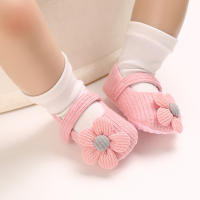 Zapatos De Bebé Para Niñas Nuevos Antideslizantes Con Lazo Suave Para El Primer Caminar De 0 a 18 Meses Zapatos De Princesa - details 8