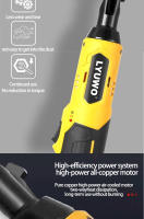 Kit De Destornillador De Ángulo Recargable LYUWO 90 Grados Herramienta De Reparación De Coche Y Escenario Herramienta Para Quitar Tornillos Y Tuercas - details 5