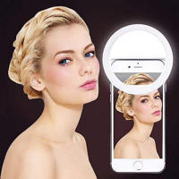 Anillo De Luz LED Para Auto-Slama Iluminación Fotográfica Para Teléfono Móvil Iphone Luz De Video Y Fotografía Portátil - details 0