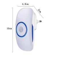 Luz Nocturna Con Sensor De Movimiento PIR 18 LED ZEYEILY 80-260V EU/US Plug Sensor De Luz Emergencia 3 Pack ABS LED - details 4