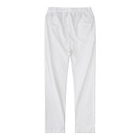 Pantalones De Lino Y Algodón Para Hombre Transpirables De Color Sólido Estilo Casual Para Otoño Ajuste Regular Cierre Elástico - details 4