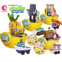 Juego De Juguetes Spongebob Squarepants Con Octopus Crab Boss Y Other Characters Bloques De Construcción De Asamblea Para Niños - details 0