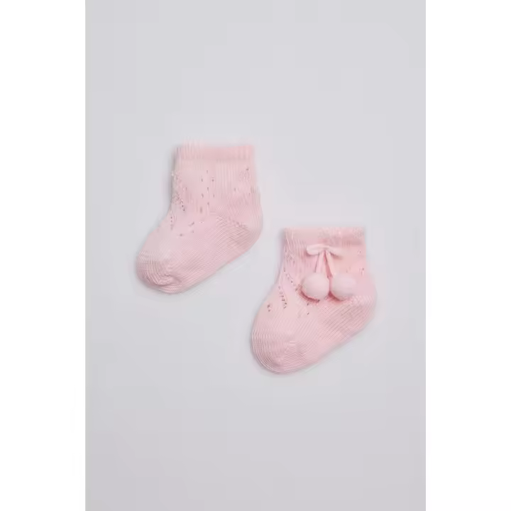 Calcetin Básico para recien nacido 62688, Color Rosa, Ysabel Mora - 1