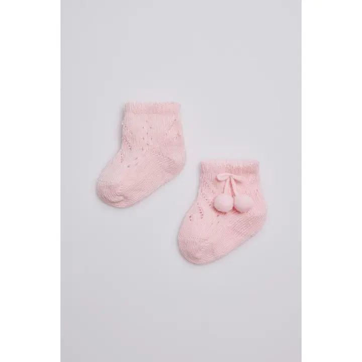 Calcetin Básico para recien nacido 62688, Color Rosa, Ysabel Mora - 1