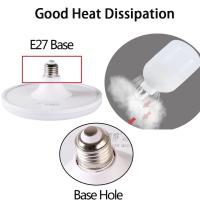 Lámpara LED E27 De 20/30/40/60/100W En Blanco Ahorro De Energía Forma UFO Para Sala De Estar Y Dormitorio AC220V - details 1