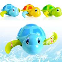 Juguete De Baño Para Bebés Tortuga De Agua Con Cadena Reloj De Manivela Animal De Dibujos Animados Tortuga De Plástico Para Niños Juguete De Playa Infantil - details 0