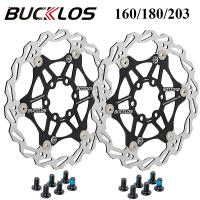 2PC BUCKLOS Disco Freno De Bicicleta 160mm 180mm 203mm Freno Hidráulico Rotors Flotantes Para Montaña Y Carretera Piezas De Bicicleta - details 0