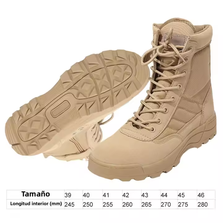 Botas Tácticas Militares Para Hombres Botas De Combate Desérticas Transpirables Botas De Camuflaje Para Exteriores Botines De Seguridad Para Trabajo - 1