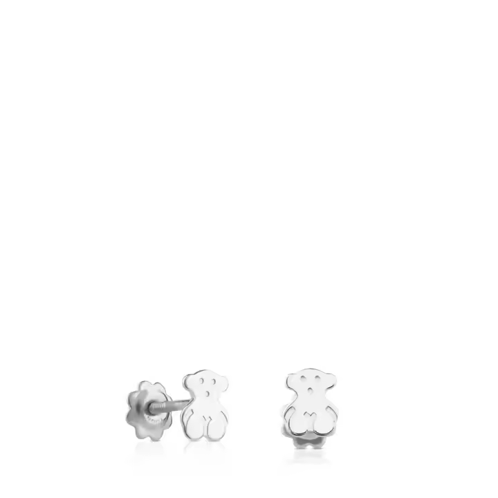 Pendientes de Oso de Plata de Ley 925, personalizado y versáril estiloins, pendientes de Mujer exquisitos y de moda. - 1