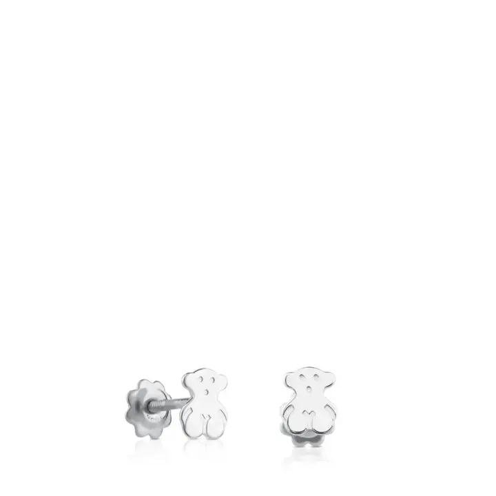 Pendientes de Oso de Plata de Ley 925, personalizado y versáril estiloins, pendientes de Mujer exquisitos y de moda. - 1