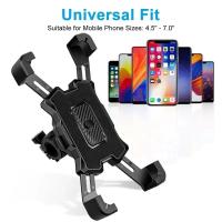 Soporte De Teléfono Para Bicicleta Eléctrica Giratorio 360° No Esmerilado Para iPhone Xiaomi MTB Moto Motocicleta Con Soporte Antideslizante Para Ciclismo - details 4