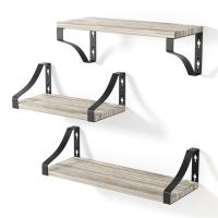 Estantes de Pared de Madera Edihome - Baldas Flotantes 3 Niveles - details 3