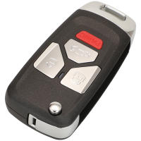 Llave Inalámbrica XHORSE Jingyuqin VVDI-SUPPER XNAU02EN Para Audi Con 4 Botones Versión Inglesa ABS+METAL - details 1