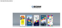 Oedim Oferta Expositor Publicitario Roll up 85x200cm Impresión Incluida Máxima Calidad de Impresión. Enviar la foto que se desea poner junto con el número de pedido al e-mail: lucasgarcia@oedim.com - details 1