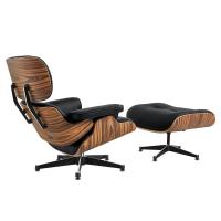 EU Stock TY307 Classic Recliner Light Acid Branch Armchair Black Cowhide Black Big Head Foot Deck Chair 360° Swivel Lounge Chair Furniture Genuine Leather Recliner Chair Modern Lounge Chair with Ottoman for Home Living Room Office (Black) - details 1