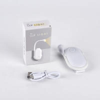 Luz De Lectura Mini Portátil Con Clip Luz Nocturna USB Recargable LED Ajustable Para Dormitorio Protección Ocular 360° Flip - details 0