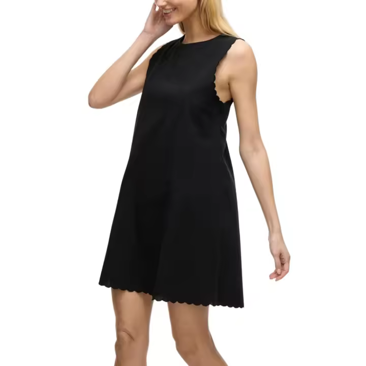 VIFERNANDA O-NECK SHORT DRESS Black Beauty - 1