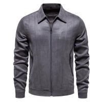 2024 Otoño e Invierno Chaqueta de Solapa Nueva Chaqueta de Moda para Hombres Chaqueta de Ante para Hombres al Aire Libre - details 8