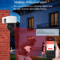 Cámara De Seguridad Tuya 4MP WiFi Exterior Visión Nocturna En Color Pantalla Para Bebé Vigilancia Inalámbrica Impermeable Con Monitor De Bebé - details 8