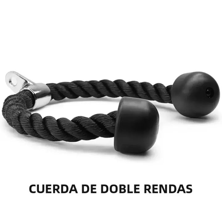 Accesorio De Ejercicio Para Máquina De Cables Tirador De Cuerda Monohandlar Para Tríceps Y Biceps Entrenamiento De Fuerza Unisex - 1