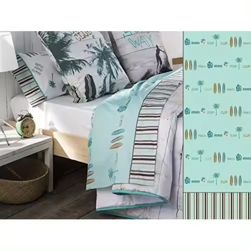 Juego de Cama Surf JVR - Suave y Cómodo - Diseño Moderno - 1