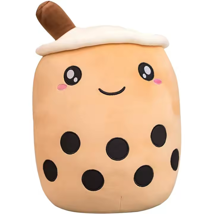 Boba, sweatshirt en forma de Taza de té with Burbujas, almohada de sweatshirt en forma (13,7 pulgadas) - 1