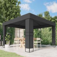 vidaXL Cenador con Doble Techo Carpa para Fiestas Bodas Toldo Jardín Color Taupé,  Blanco,  Antracita y mas - details 1