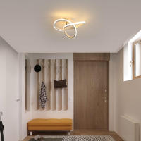 Luces De Techo LED Modernas Para Iluminación Doméstica Alineadas En Pasillo Dormitorio Sala De Estar Luz De Balcón Diseño Surface Mounted - details 1