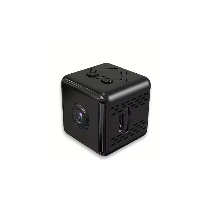 Cámara Inalámbrica Inteligente Compacta X6D - Portátil, Mini Cámara de Seguridad Full HD para Hogar y Oficina, Recargable por USB, Uso Interior/Exterior - 1