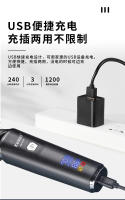 Cortadora de pelo KM-1512/KEMEI para el hogar, nueva, con pantalla digital LCD, carga rápida, cabezal de aceite, tallado, corte de pelo - details 3