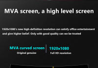 Monitor Curvo Gaming FYHXele FY27FMC-B de 27 pulgadas, curvatura 2800R, pantalla VA FHD 1920*1080 16:9, frecuencia de actualización 75Hz, tiempo de respuesta 2 ms, 99% sRGB, 1 puerto HDMI, 1 puerto VGA, 1 salida de audio, inclinación ajustable - details 7