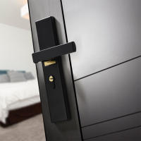 Cerradura De Seguridad Para Puerta De Metal Antirrobo Con Llaves Cerradura De Manija Para Entrada Dormitorio Baño Material De Hierro Tamaño 230*140*60mm Peso 780g - details 1