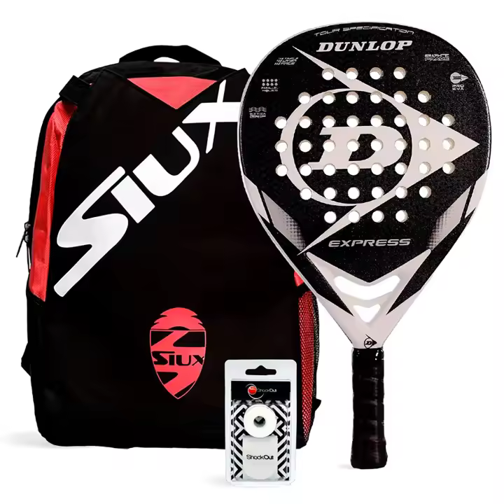 Pack Dunlop Express Silver Mochila Siux Mini - 1