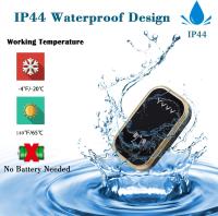 Timbre inalámbrico al aire libre impermeable y automático sin baterías, temperatura, humedad y tiempo de visualización, timbre inalámbrico con 38 melodías y 4 niveles de volumen - details 0