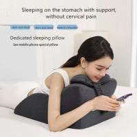 Almohada De Memoria De Espuma Para Levantar La Cama Almohadilla De Alivio De Presión Para Dormir En La Cama Conformidad Concava Material De Espuma Sin Químicos Altos - details 0